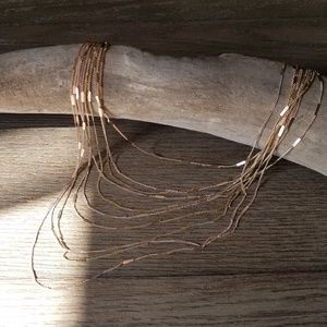 The Limited multi chain bib necklace